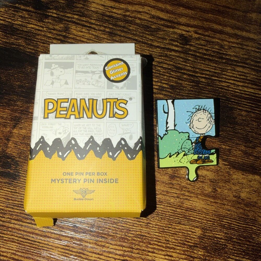 Buckle-Down Peanuts Puzzle Blind Box Enamel Pin - Pig Pen - New